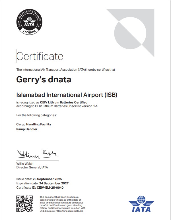 Cargo Certification 1